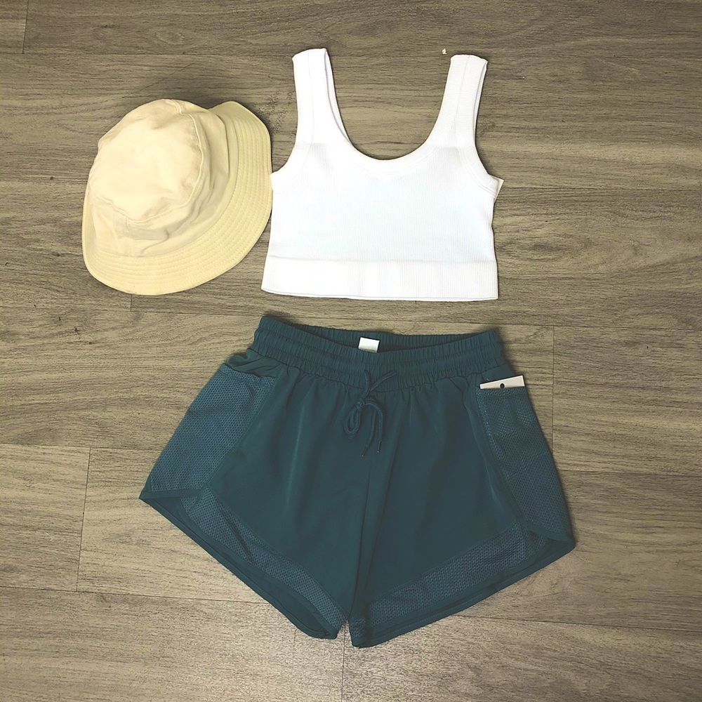 Women’s Active Running Shorts in Teal Blue